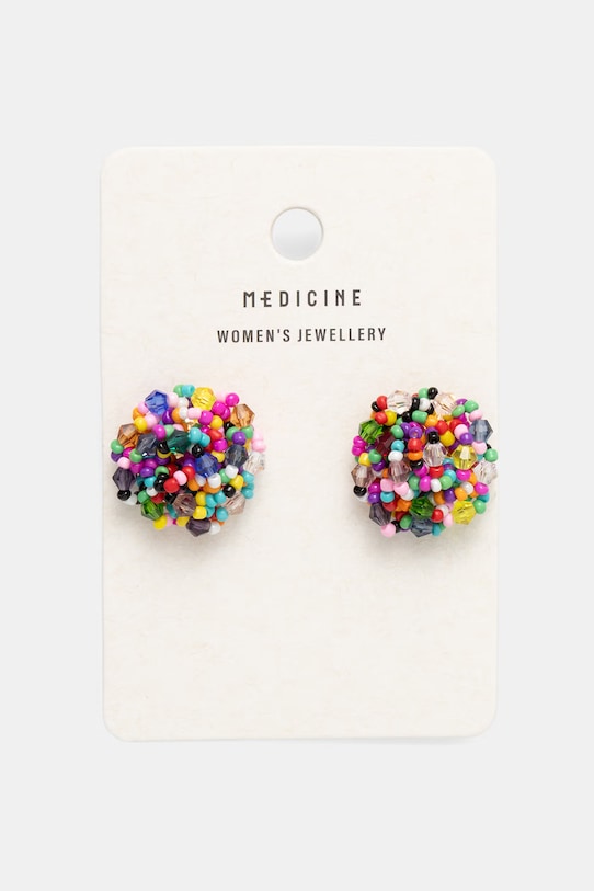 Náušnice dámske s korálkami viacfarebná RS26-AUD705