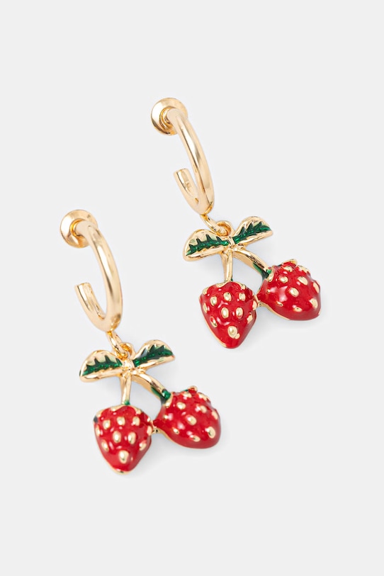 Kolczyki damskie z zawieszkami złoty RS26-AUD902