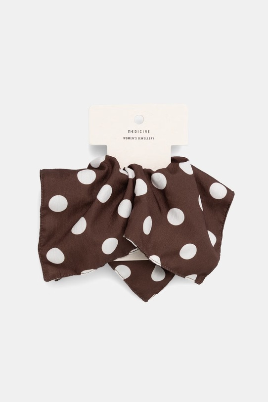 Akcesoria Medicine gumka do włosów damska RS26-AWD701 brązowy