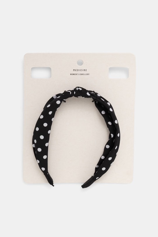 Akcesoria Medicine opaska do włosów damska RS26-AWD703 czarny