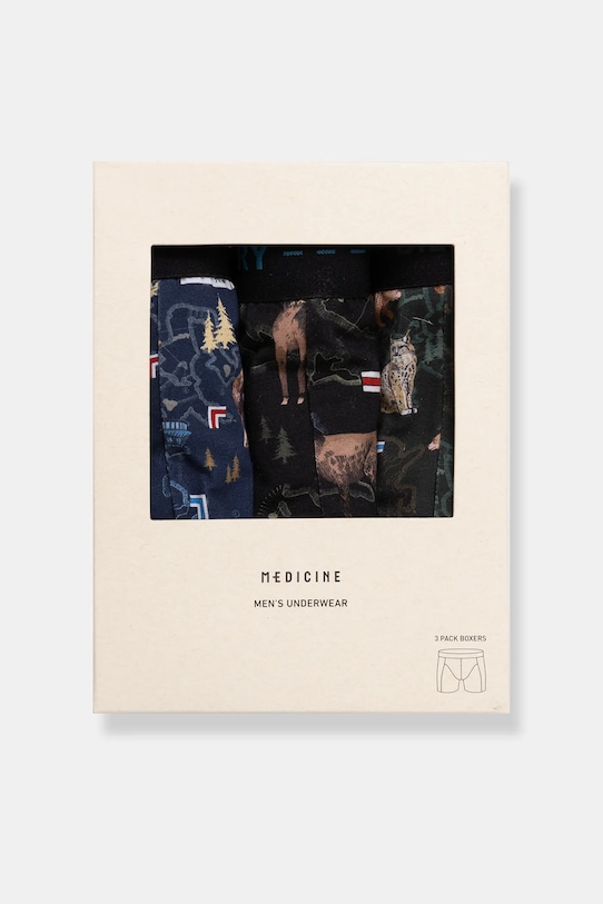 Bavlnené boxerky Medicine 3-pak RS26-BBM200