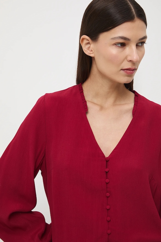 Medicine bluzka bordowy RS26-BDD011