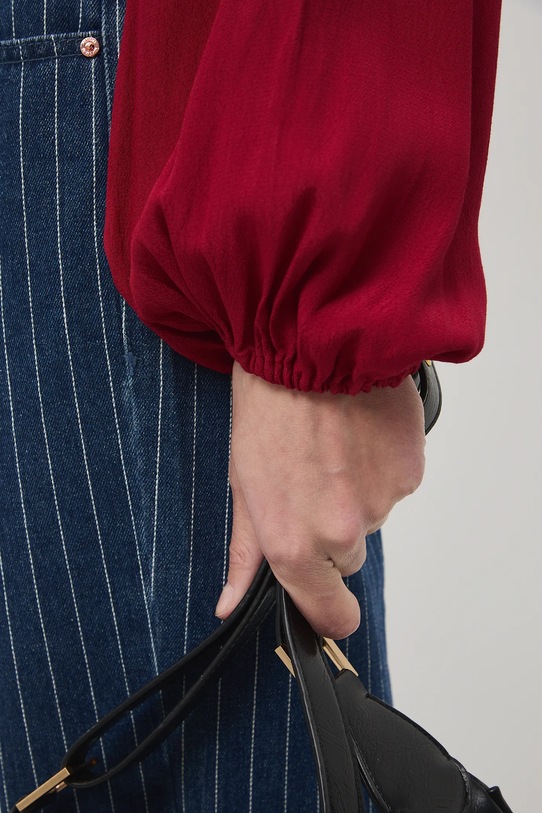 Medicine bluzka RS26-BDD011 bordowy