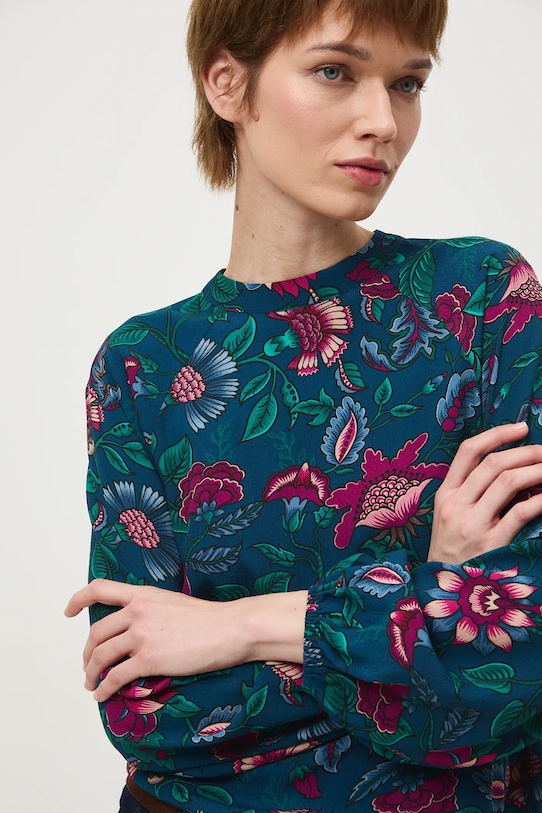 Medicine bluzka casual turkusowy RS26-BDD030