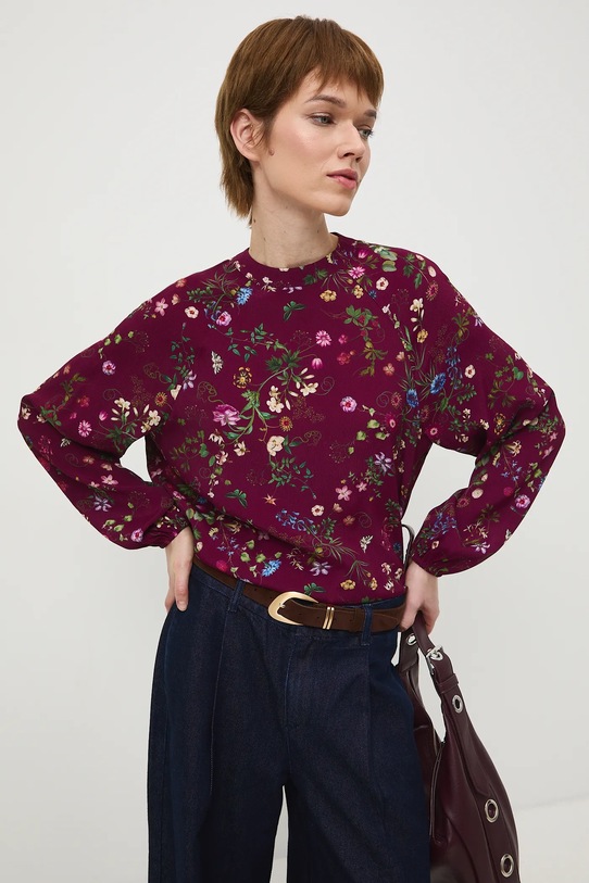 Medicine bluzka RS26-BDD030 bordowy RS26