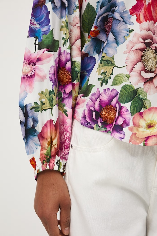 Medicine bluzka damska z wiskozy RS26-BDD051 biały