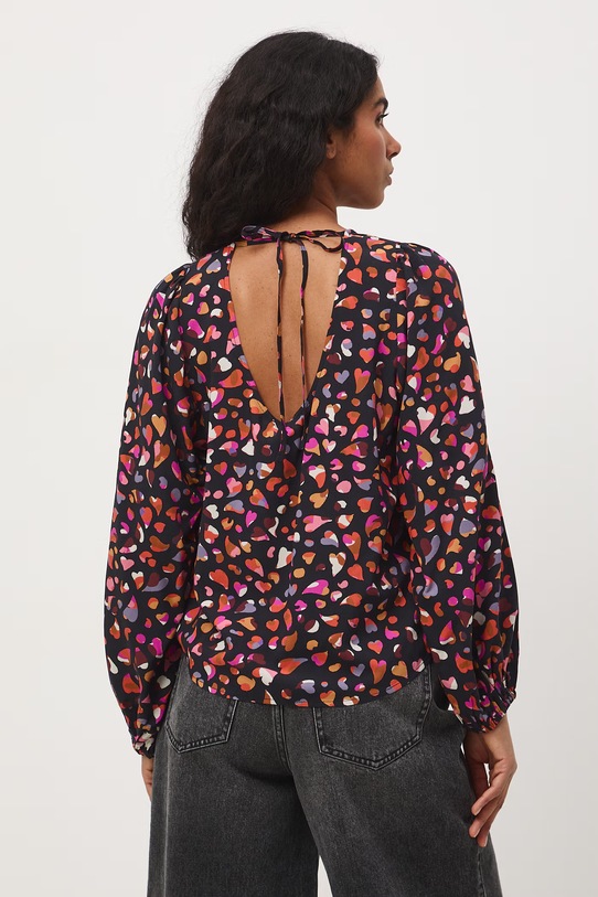 Odzież Medicine bluzka damska z wiskozy RS26-BDD051 czarny