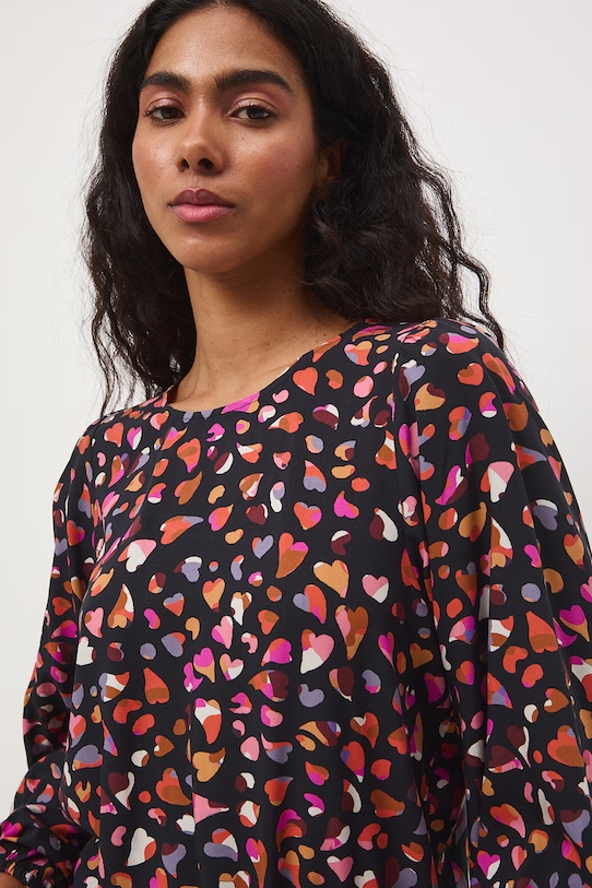 Medicine bluzka damska z wiskozy czarny RS26-BDD051