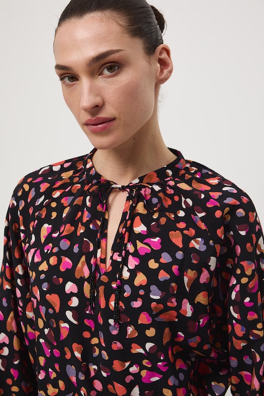 Medicine bluzka damska z wiskozy czarny RS26-BDD052