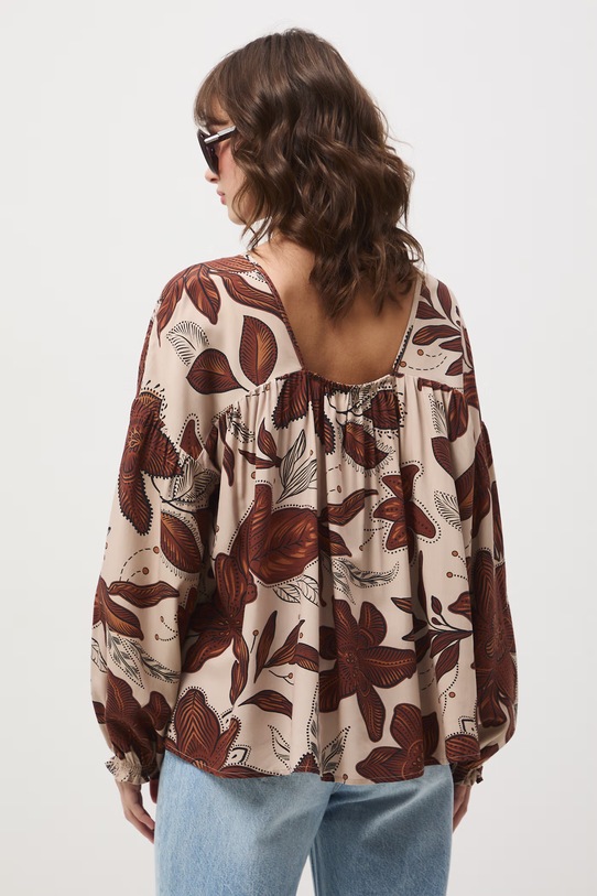 Odzież Medicine bluzka damska z wiskozy RS26-BDD070 beżowy