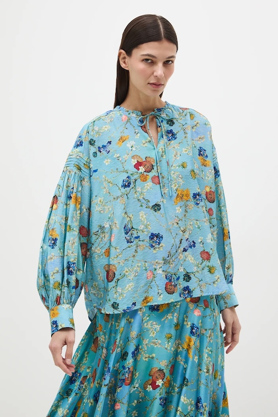 Medicine blouse RS26-BDD252 turchese RS26