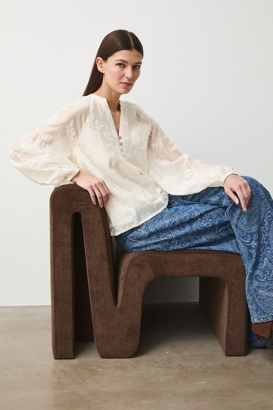 Medicine bluzka casual beżowy RS26-BDD301