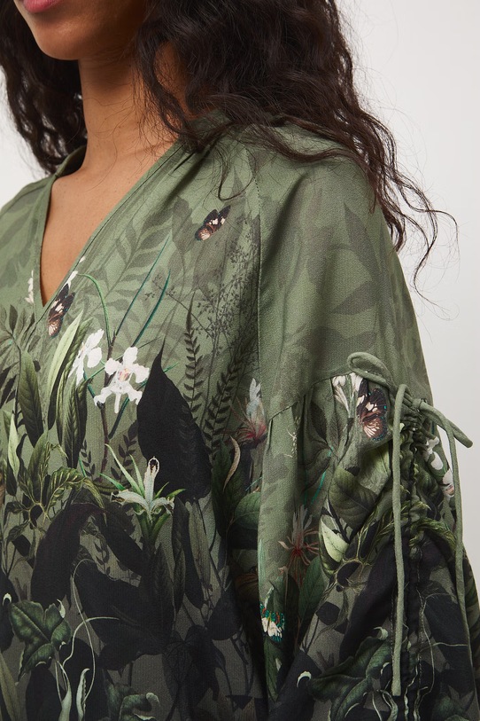 Medicine bluzka damska z wiskozy RS26-BDD504 zielony