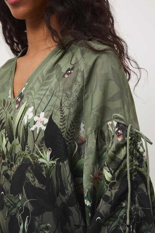 Medicine bluzka damska z wiskozy RS26-BDD504 zielony