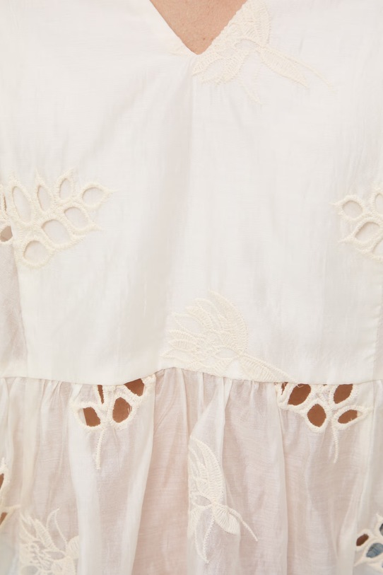 Medicine bluzka damska z lyocellem RS26-BDD701 beżowy