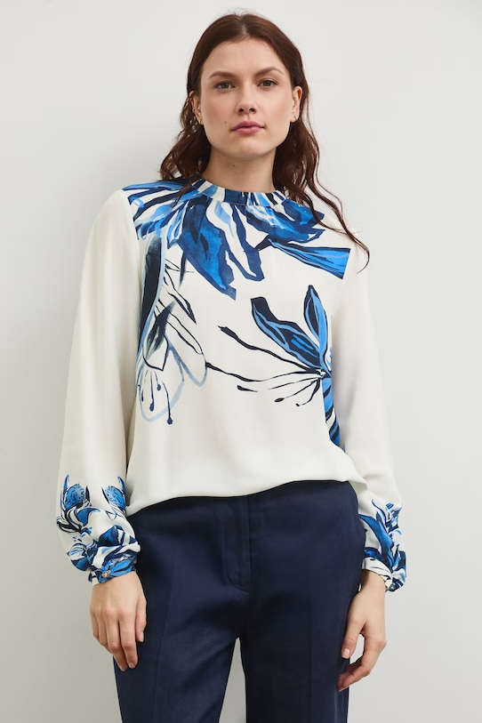 Medicine bluzka damska z wiskozy beżowy RS26-BDD804