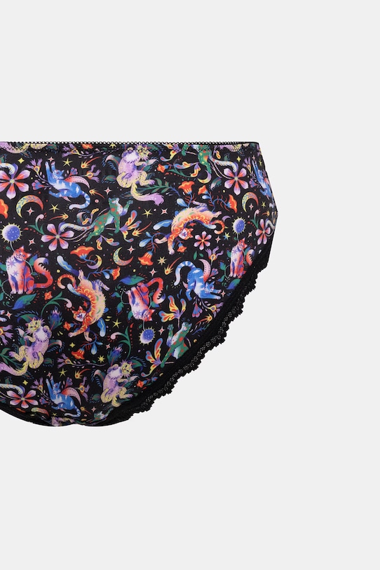 Figi damskie bawełniane z elastanem 2-pack RS26-BID702 multicolor