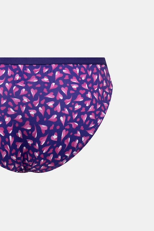 Figi damskie bawełniane z elastanem 2-pack RS26-BID704 fioletowy