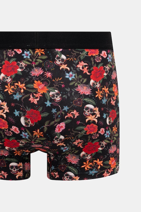 Bokserki bawełniane męskie z elastanem wzorzyste (2-pack) RS26-BIM400 multicolor