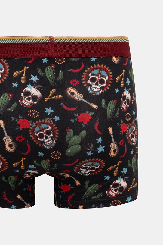 Bokserki bawełniane męskie z elastanem wzorzyste (2-pack) RS26-BIM400