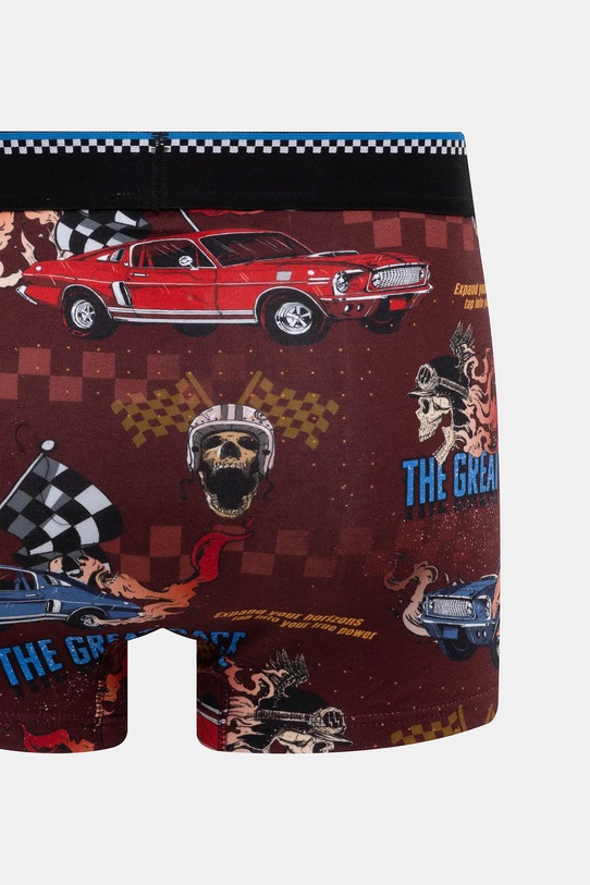 Bokserki bawełniane męskie z elastanem wzorzyste (2-pack) RS26-BIM401