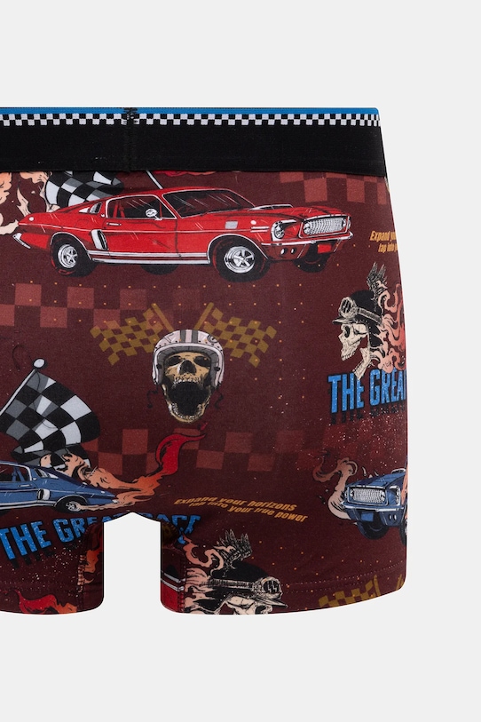 Bokserki bawełniane męskie z elastanem wzorzyste (2-pack) RS26-BIM401