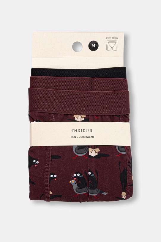 Medicine bokserki męskie bawełniane z elastanem 2-pack RS26-BIM500