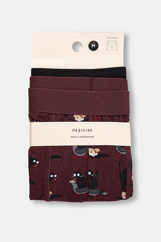 Medicine bokserki męskie bawełniane z elastanem 2-pack RS26-BIM500