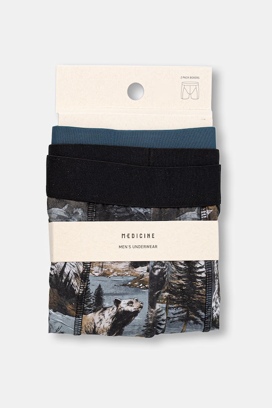 Medicine bokserki męskie bawełniane z elastanem 2-pack RS26-BIM501