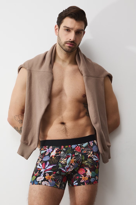 MEDICINE bokserki męskie bawełniane z elastanem 2-pack czarny RS26-BIM503