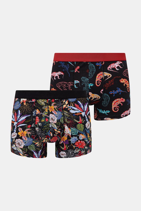 MEDICINE bokserki męskie bawełniane z elastanem 2-pack RS26-BIM503 czarny RS26