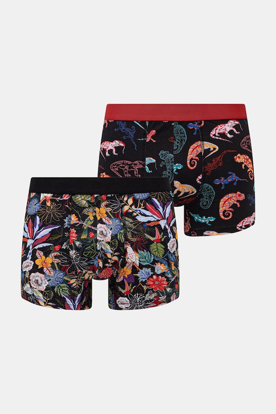 MEDICINE bokserki męskie bawełniane z elastanem 2-pack RS26-BIM503 czarny RS26