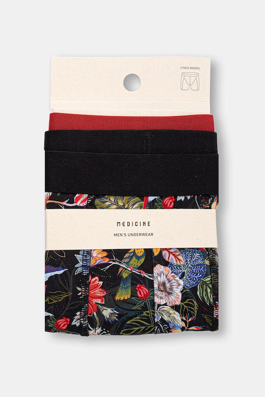 MEDICINE bokserki męskie bawełniane z elastanem 2-pack RS26-BIM503