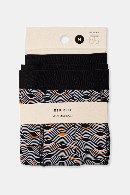 Medicine bokserki męskie bawełniane z elastanem 2-pack RS26-BIM504