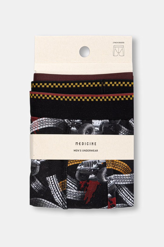 Medicine bokserki męskie bawełniane z elastanem 2-pack RS26-BIM509