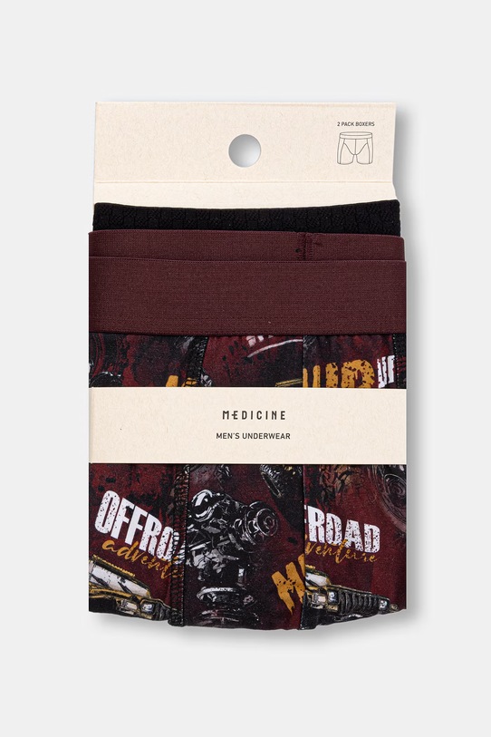 Medicine bokserki męskie bawełniane z elastanem 2-pack RS26-BIM511