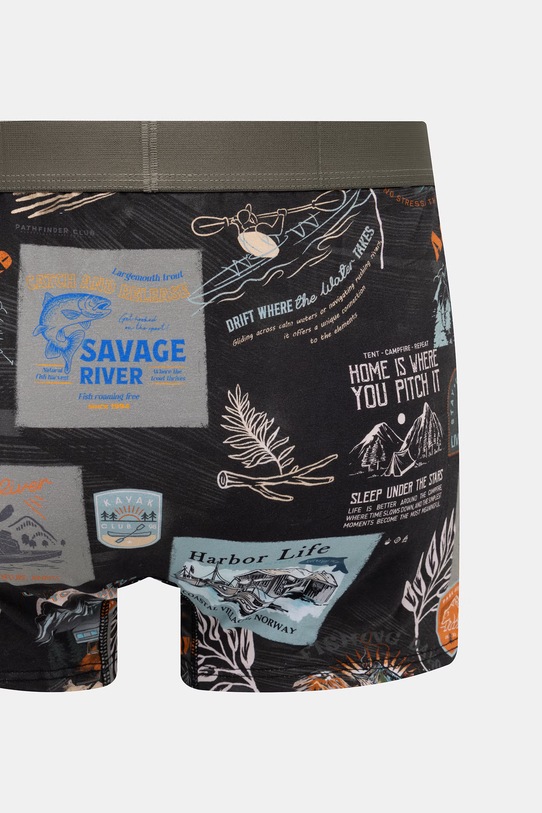 Medicine bokserki męskie bawełniane z elastanem 2-pack RS26-BIM703 zielony