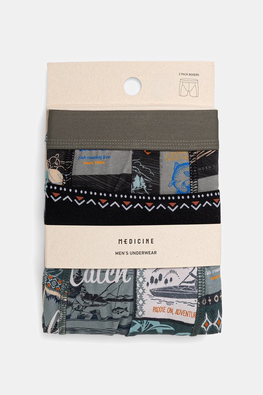 Medicine bokserki męskie bawełniane z elastanem 2-pack RS26-BIM703