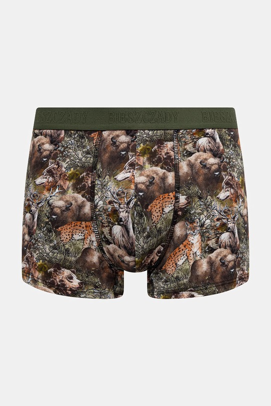 Odzież Bokserki męskie bawełniane z elastanem 2-pack z kolekcji Bieszczadzki PN x Medicine RS26-BIM850 multicolor