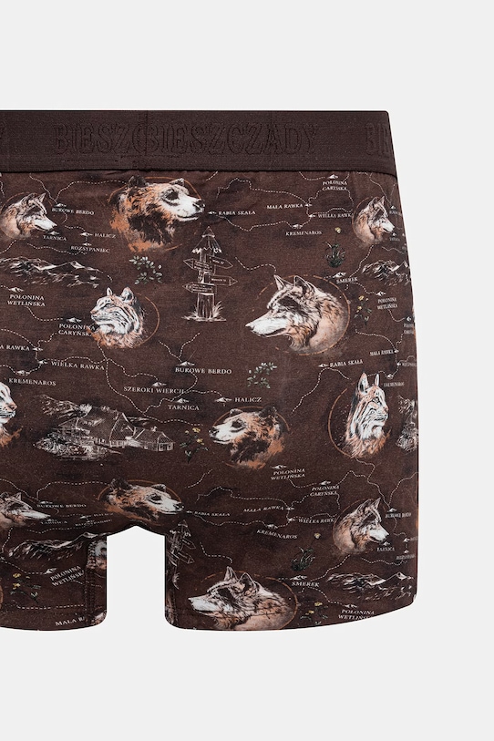 Bokserki męskie bawełniane z elastanem 2-pack z kolekcji Bieszczadzki PN x Medicine RS26-BIM850