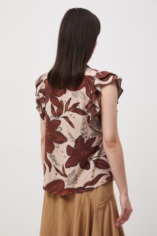 Odzież Medicine bluzka damska z wiskozy RS26-BKD071 beżowy