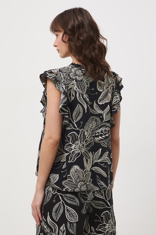 Odzież Medicine bluzka damska z wiskozy RS26-BKD071 czarny