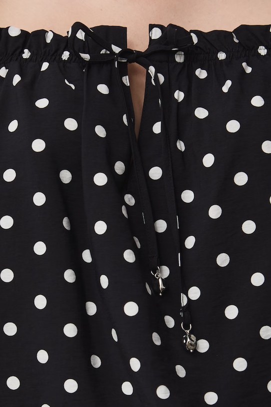 Medicine bluzka hiszpanka damska z wiskozą RS26-BKD072 czarny