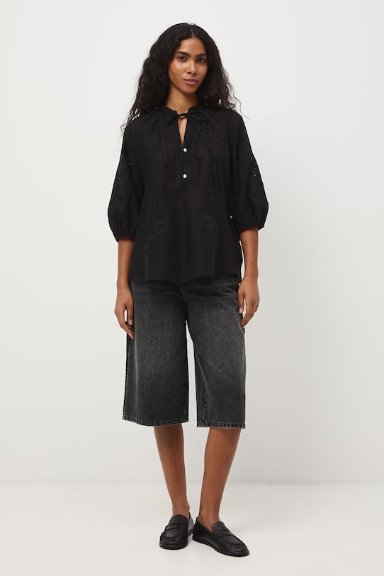 Medicine bluzka casual czarny RS26-BKD300