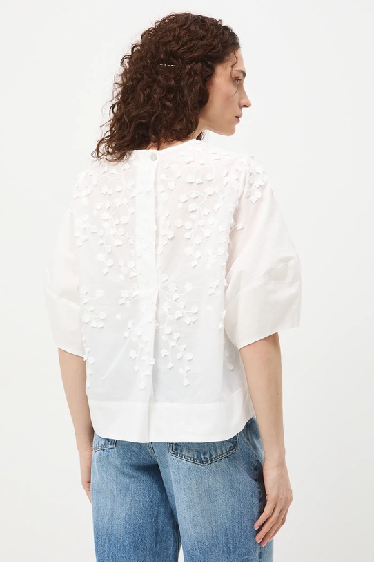 Medicine bluzka damska bawełniana biały RS26-BKD421