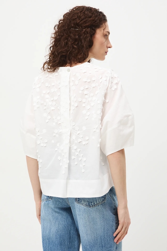 Medicine bluzka damska bawełniana biały RS26-BKD421