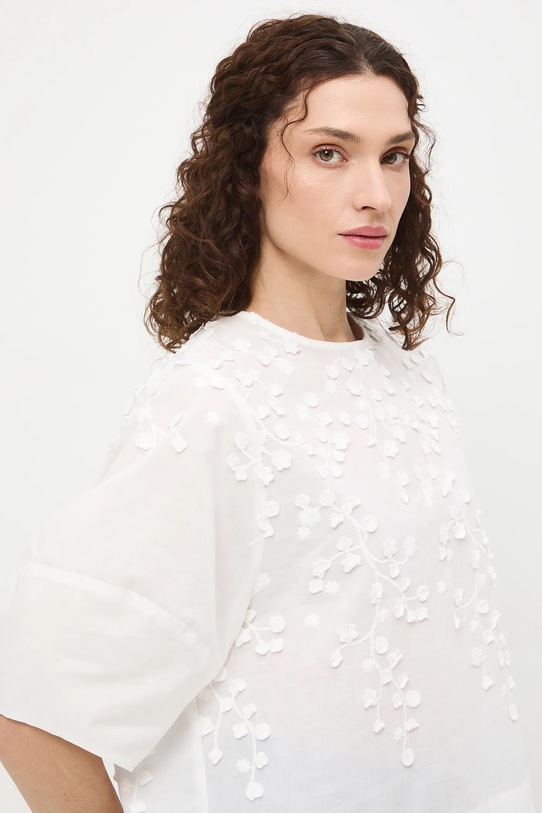 Medicine bluzka damska bawełniana RS26-BKD421 biały