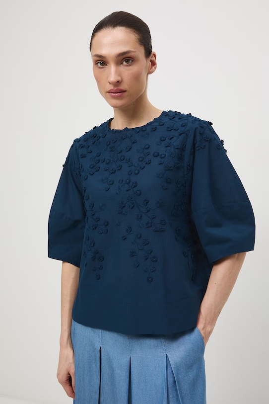 Odzież Medicine bluzka damska bawełniana RS26-BKD421 turkusowy