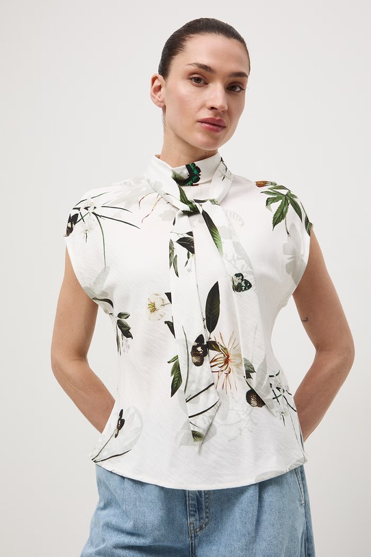 Medicine bluzka damska RS26-BKD501 biały RS26