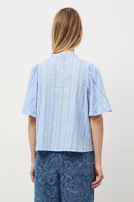 Odzież Medicine bluzka koszulowa damska bawełniana RS26-BKD651 niebieski